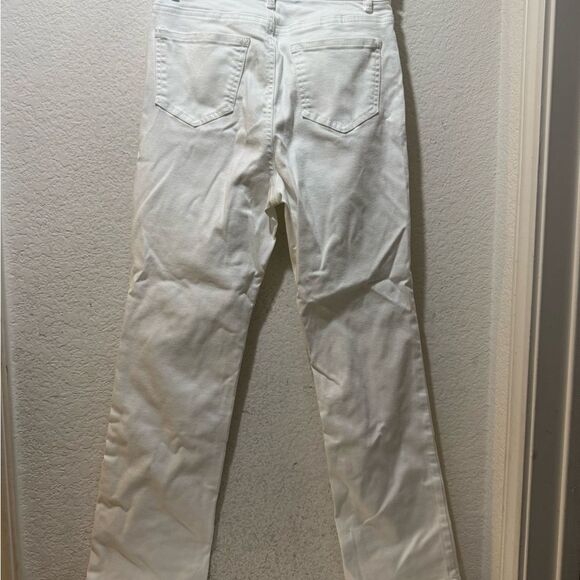 J. McLaughlin - Milburn Kick Flare Jeans - White size 2 - Picture 7 of 9